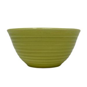 Vintage Bauer Los Angeles Ringware Small Bowl #36 Chartreuse Green | 1940s 1950s